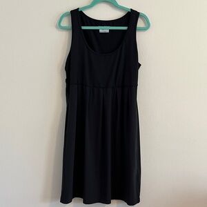 Columbia Black Sleeveless Midi Dress